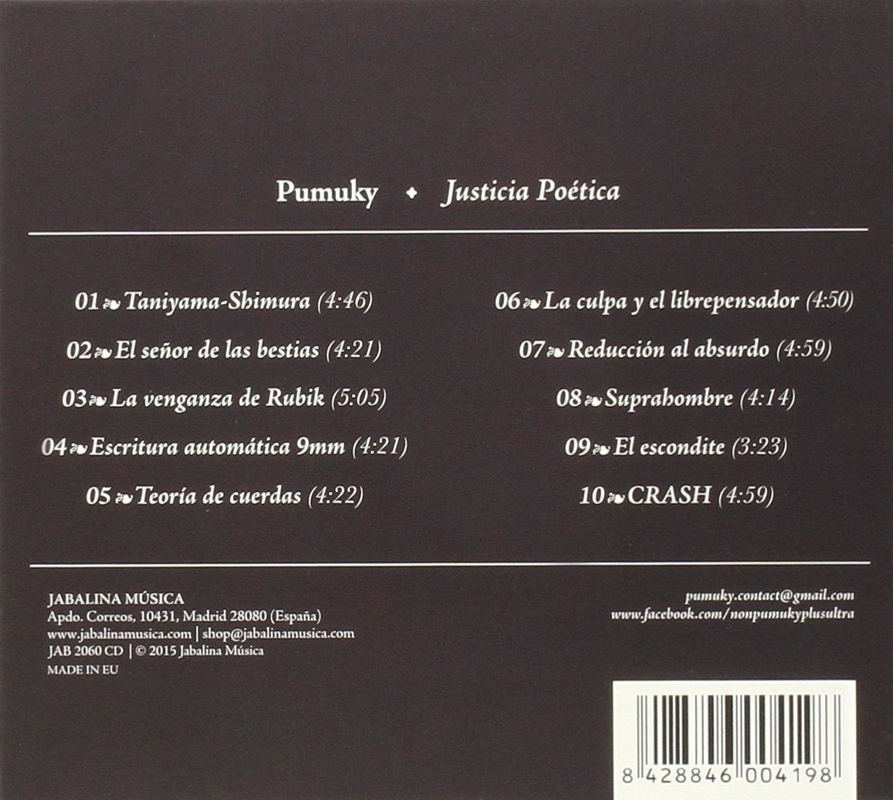 JUSTICIA POETICA