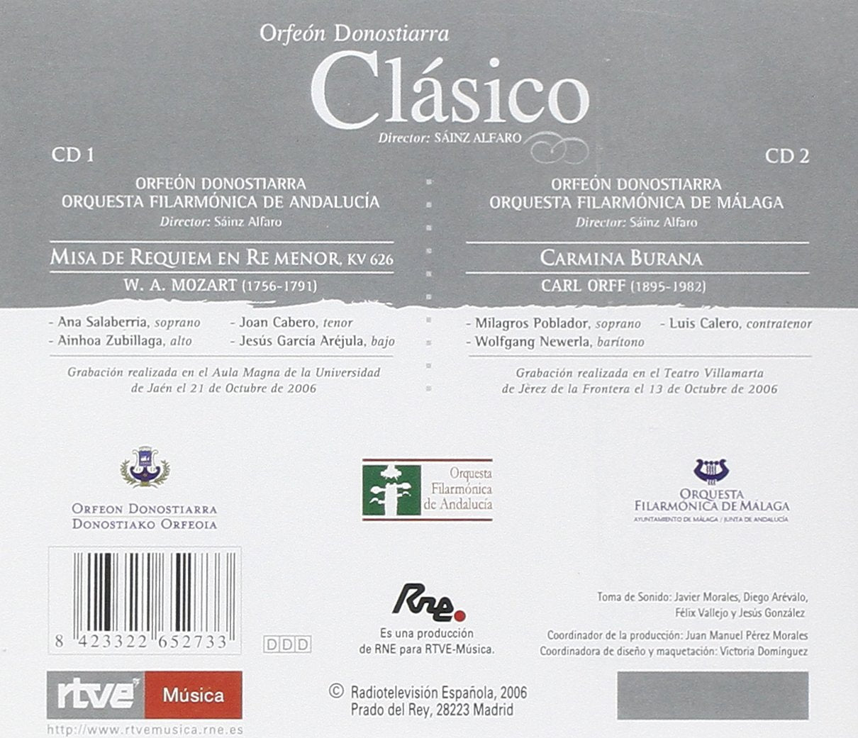 ORFEON DONOSTIARRA. CLASICO
