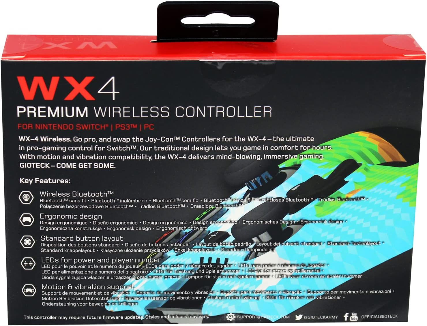 WX-4 ADVENTURE WIRELESS CNTRL (Nintendo Switch