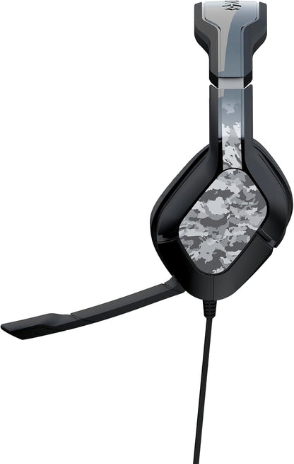 Gioteck HC2 Cuffie da gioco stereo cablate per PS5, PS4, Xbox Series S|X, Xbox One, PC - Set di adesivi mimetici scuri, Set di adesivi cubi, Set di adesivi mimetici chiari camouflage