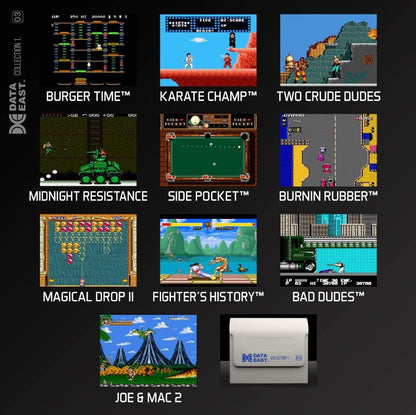 Evercade Dataeast Cartridge 1 (Electronic Games