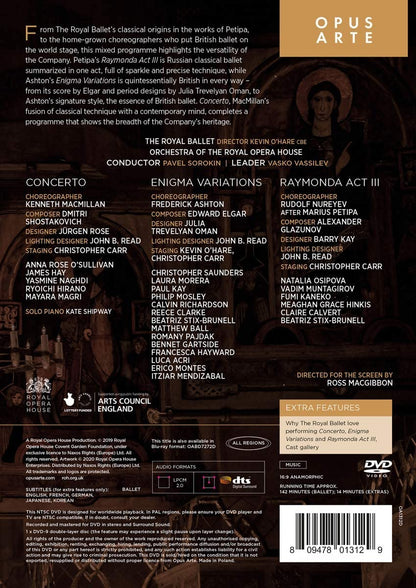 Concerto/Enigma Variations/Raymonda Act III: Royal Ballet