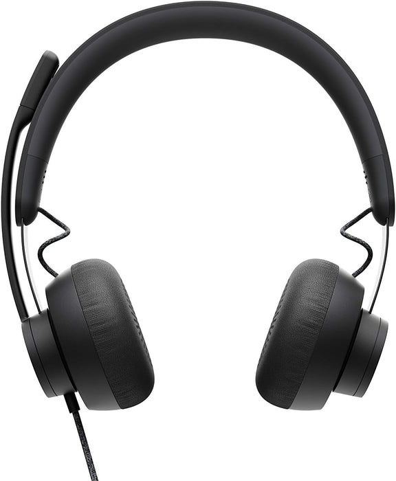 Logitech Zone Wired Auriculares con micrófono dotado de supresión de Ruido, USB-C con Adaptador USB-A - Grafito