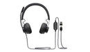 Logitech Zone Wired Auriculares con micrófono dotado de supresión de Ruido, USB-C con Adaptador USB-A - Grafito