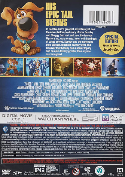 SCOOB! (DVD + Digital Code