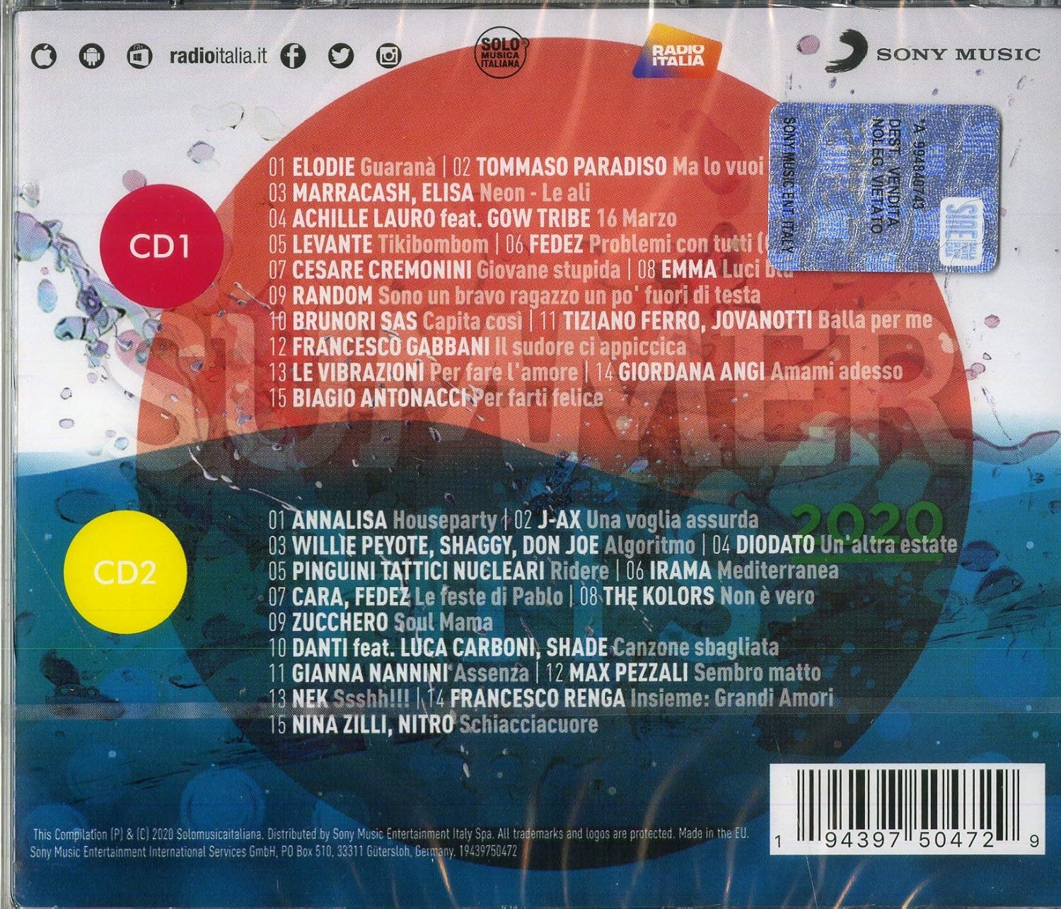 Radio Italia Summer 2020