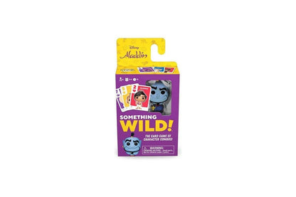 Something Wild Family Card - Aladdin Disney(Includes Collectable Mini POP!) Ideal For Children Ages 6 And Up - Fun For The Whole Family - Funko Board Game 49357