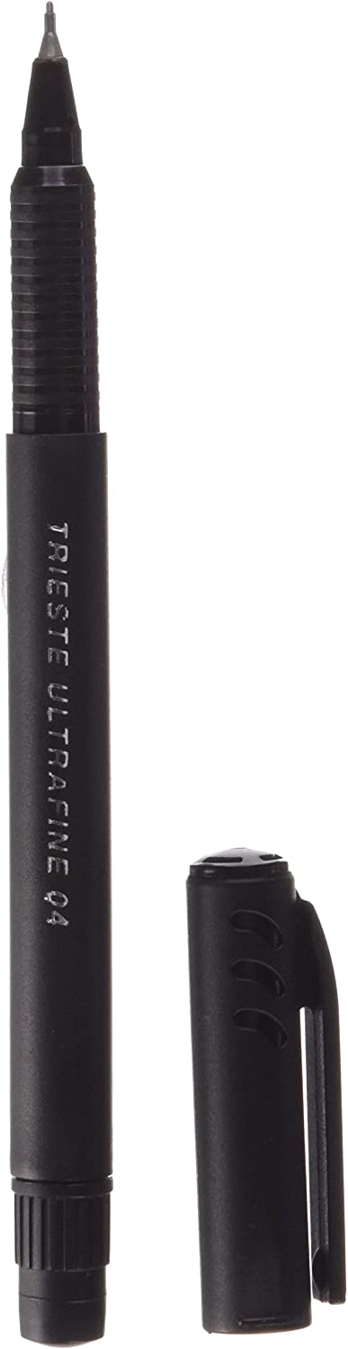 Hainenko Value 0.4 mm Fineliner Pen - Black (Pack of 12