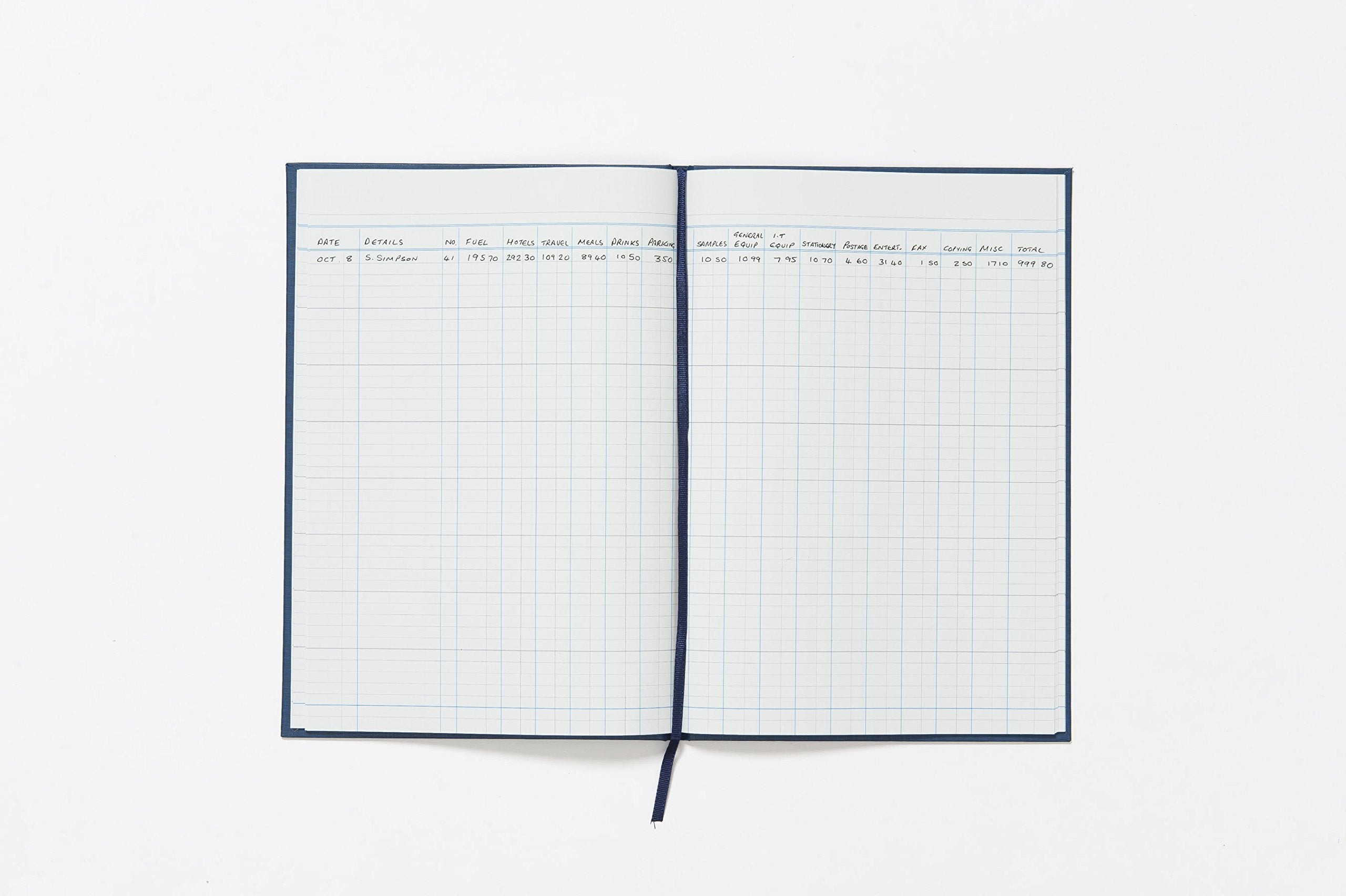 Exacompta - Ref 31/16Z - Guildhall Account Book - 298 x 203mm in Size, Hardback Vinyl Cover, 95gsm Ledger Quality Paper, Traditionally Sewn - 16 Cash Columns