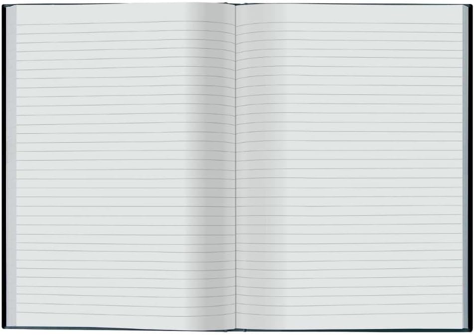Collins Ideal A5 Feint Ruled Manuscript Book - 192 Pages, Grey