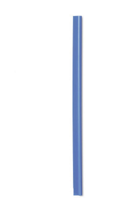 Durable Spine Bar A4 6 mm Blue | Pack of 50 Pieces | Ideal for Binding UnPunched Documents In Seconds | Holds Up To 60 A4 Sheets