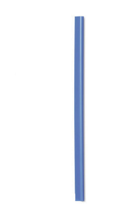 Durable Spine Bar A4 6 mm Blue | Pack of 50 Pieces | Ideal for Binding UnPunched Documents In Seconds | Holds Up To 60 A4 Sheets