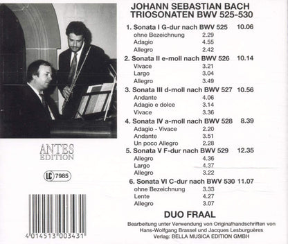 Trio Sonatas BWV 525-530