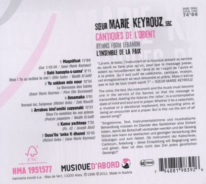 Cantiques de l'orient