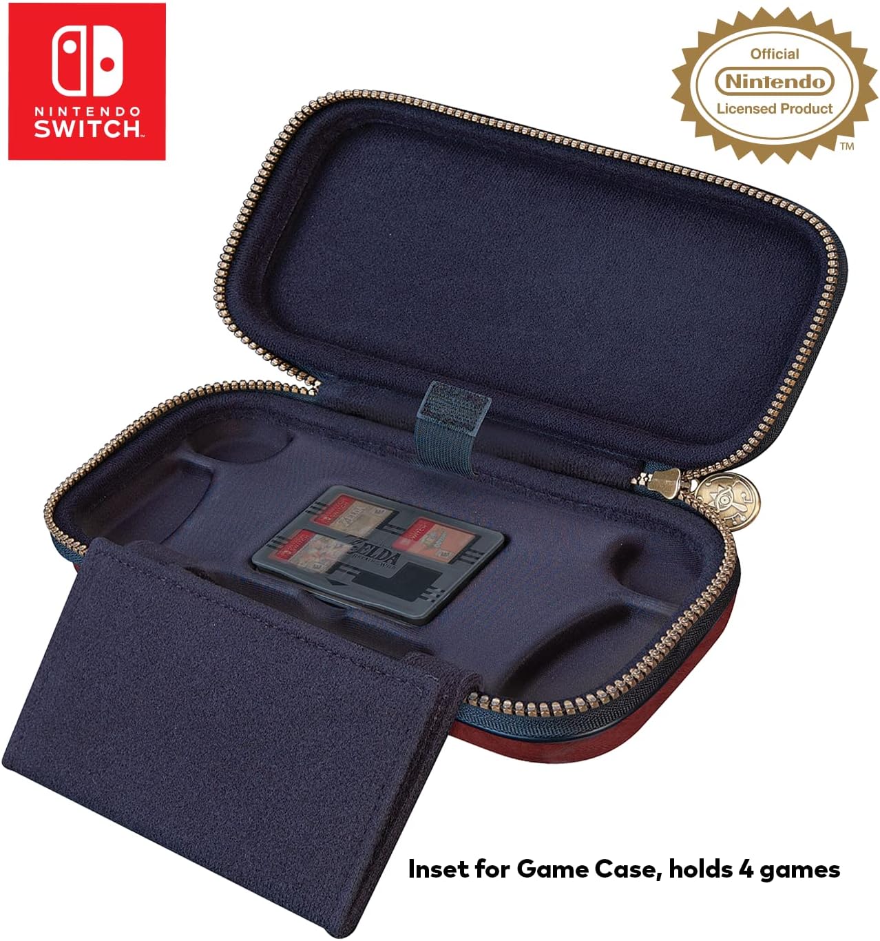Nintendo Switch Lite Game Traveler Deluxe Case - Zelda (Brown) (Nintendo Switch