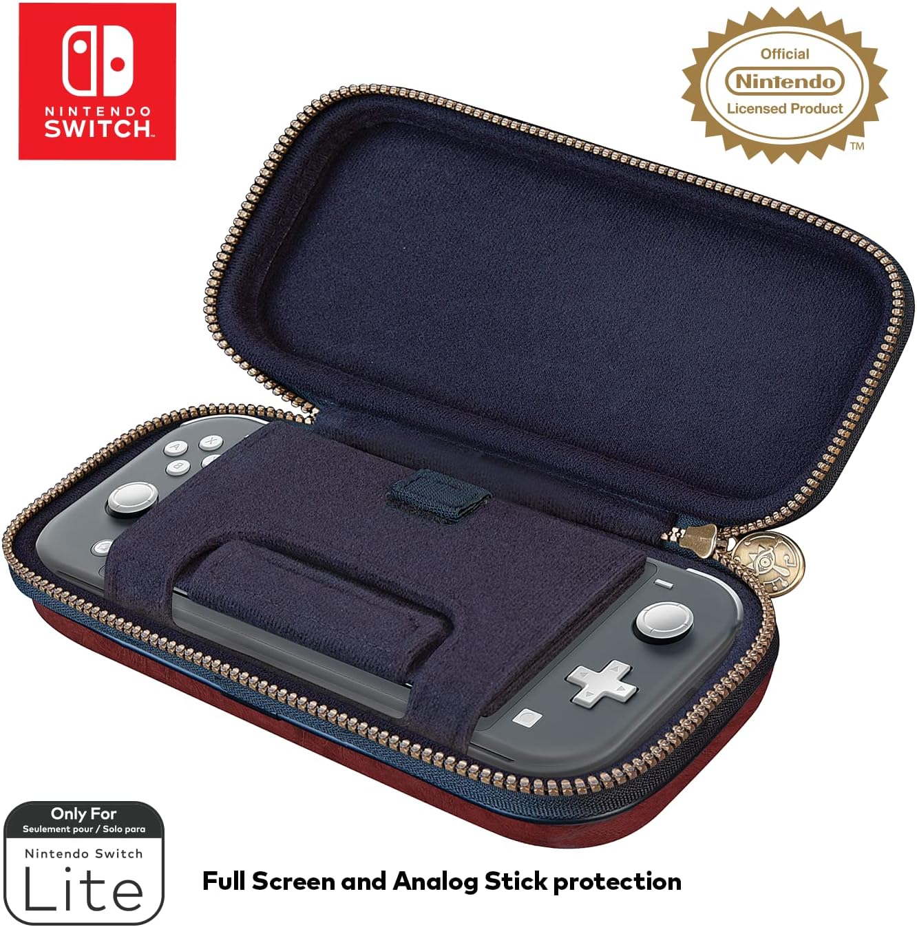 Nintendo Switch Lite Game Traveler Deluxe Case - Zelda (Brown) (Nintendo Switch