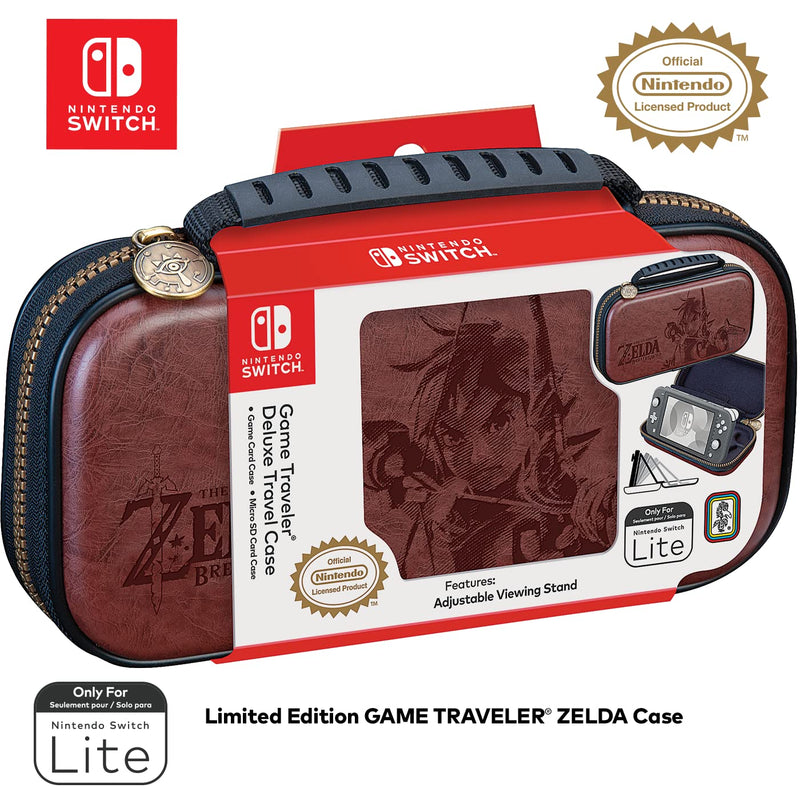 Nintendo Switch Lite Game Traveler Deluxe Case - Zelda (Brown) (Nintendo Switch