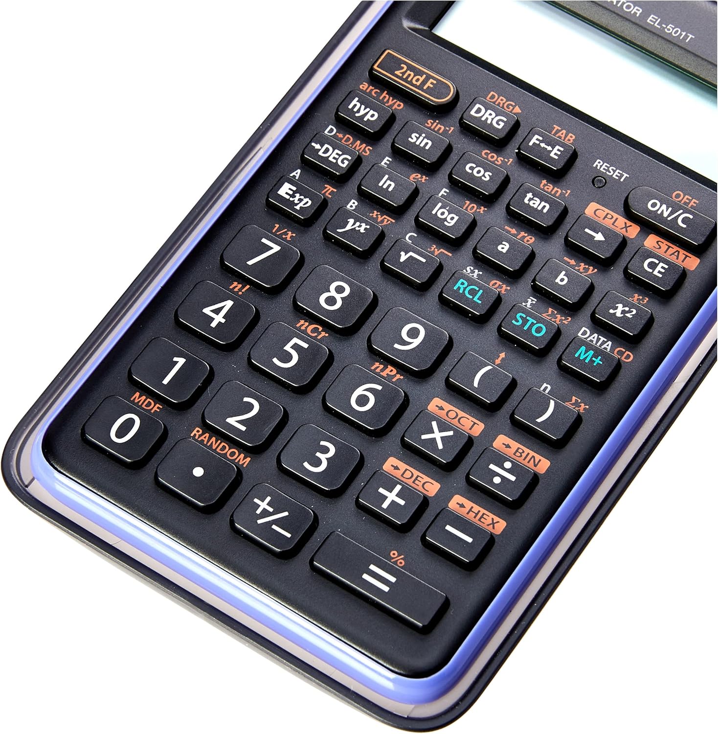 SHARP CALCULATOR SCIENTIFIC EL501TBVL,Black