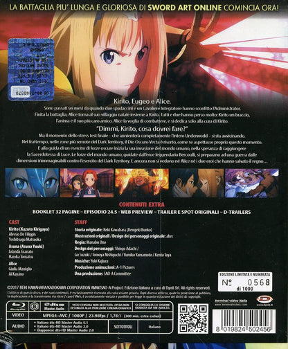 Sword Art Online Alicization War Of Underworld - Ltd. Box -01 (Eps. 01-12) (3 Blu-Ray