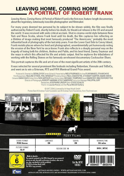 Leaving Home, Coming Home. A Portrait Of Robert Frank.(Region 0 DVD)