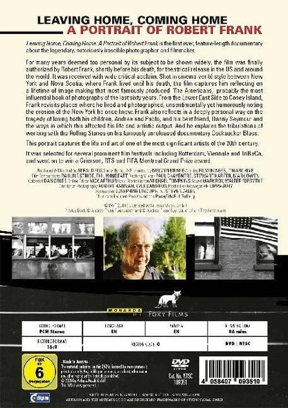 Leaving Home, Coming Home. A Portrait Of Robert Frank.(Region 0 DVD)
