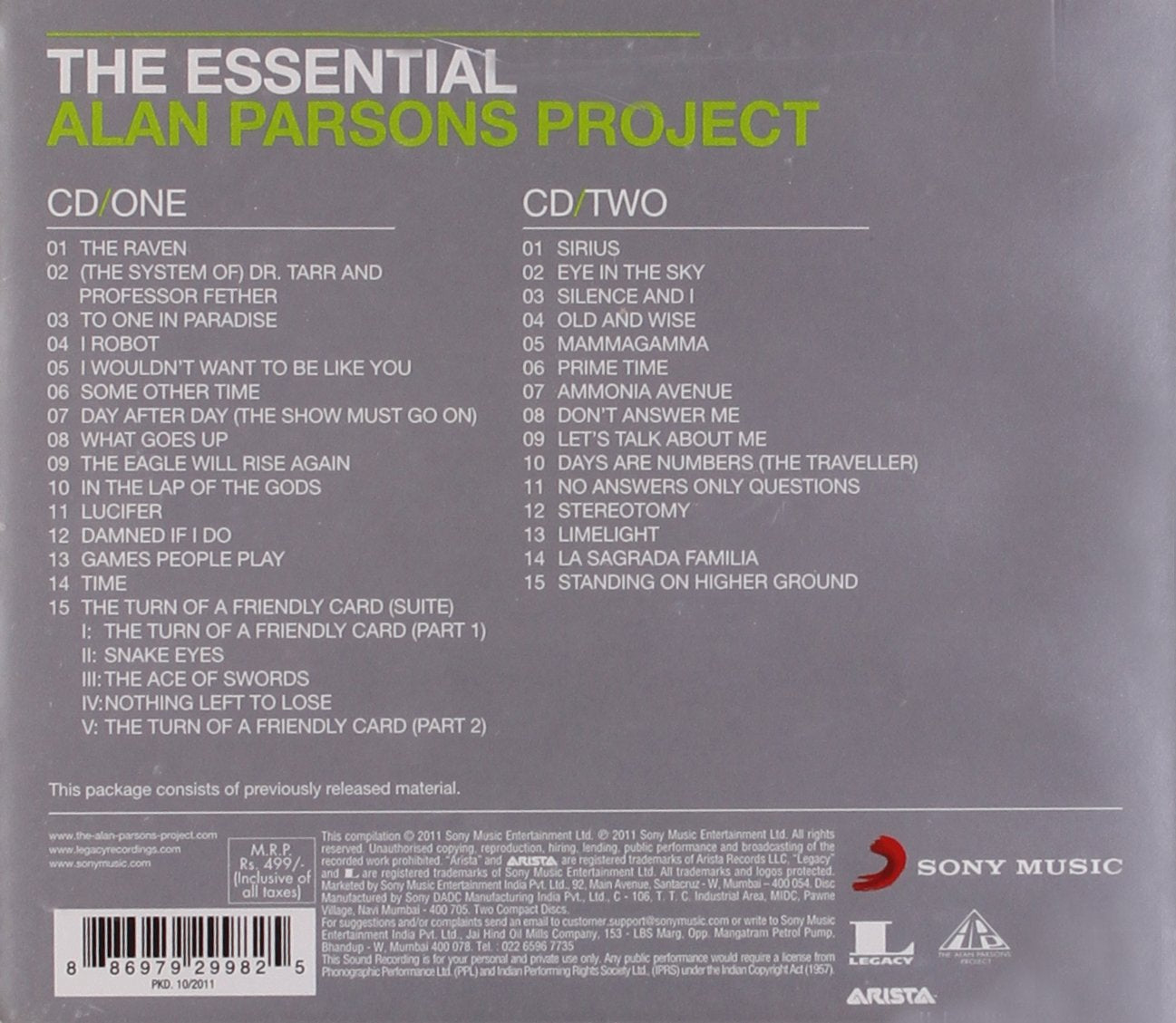 The Alan Parsons Project - The Essential Alan Parsons Pro