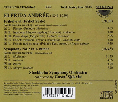 Symphony No. 2 (Stockholm So, Sjokvist)