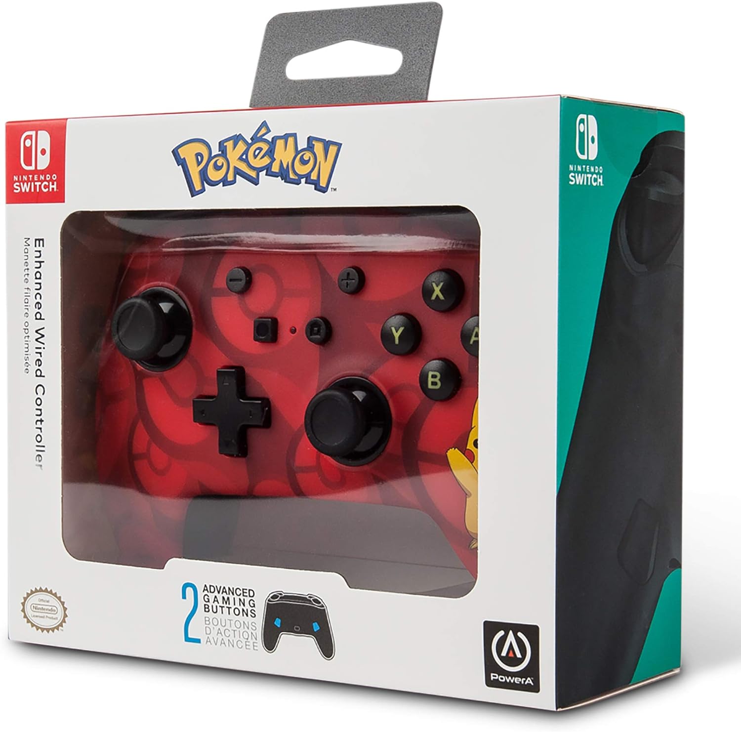 PowerA Pokemon Enhanced Wired Controller For Nintendo Switch - Pikachu (Nintendo Switch)