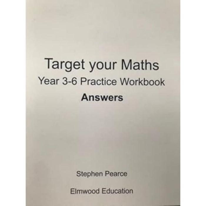 Target your Maths Year 3-6 Practice Workbook Answers