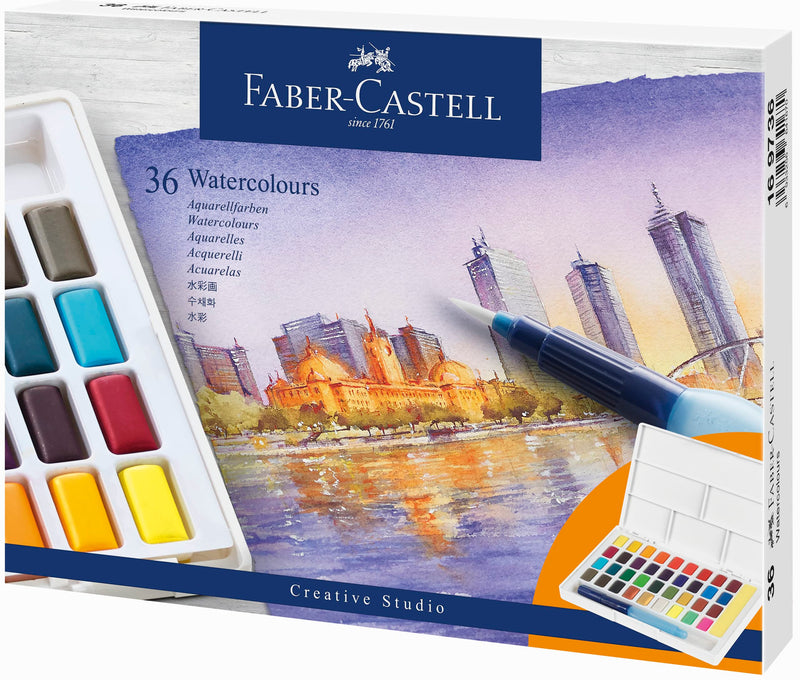 Faber-Castell Creative Marker Pen, Blister of 4 Colours, Colouring, Drawing, Writing, Art Home, Office Artist Supplies