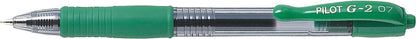 Pilot G207 Gel Roller Pen - Assorted Colours (Pack of 20
