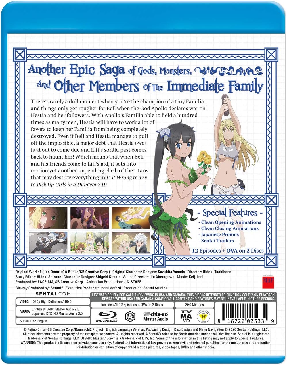 Is It Wrong To Try To Pick Up Girls In A Dungeon: Season 2