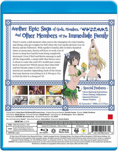 Is It Wrong To Try To Pick Up Girls In A Dungeon: Season 2