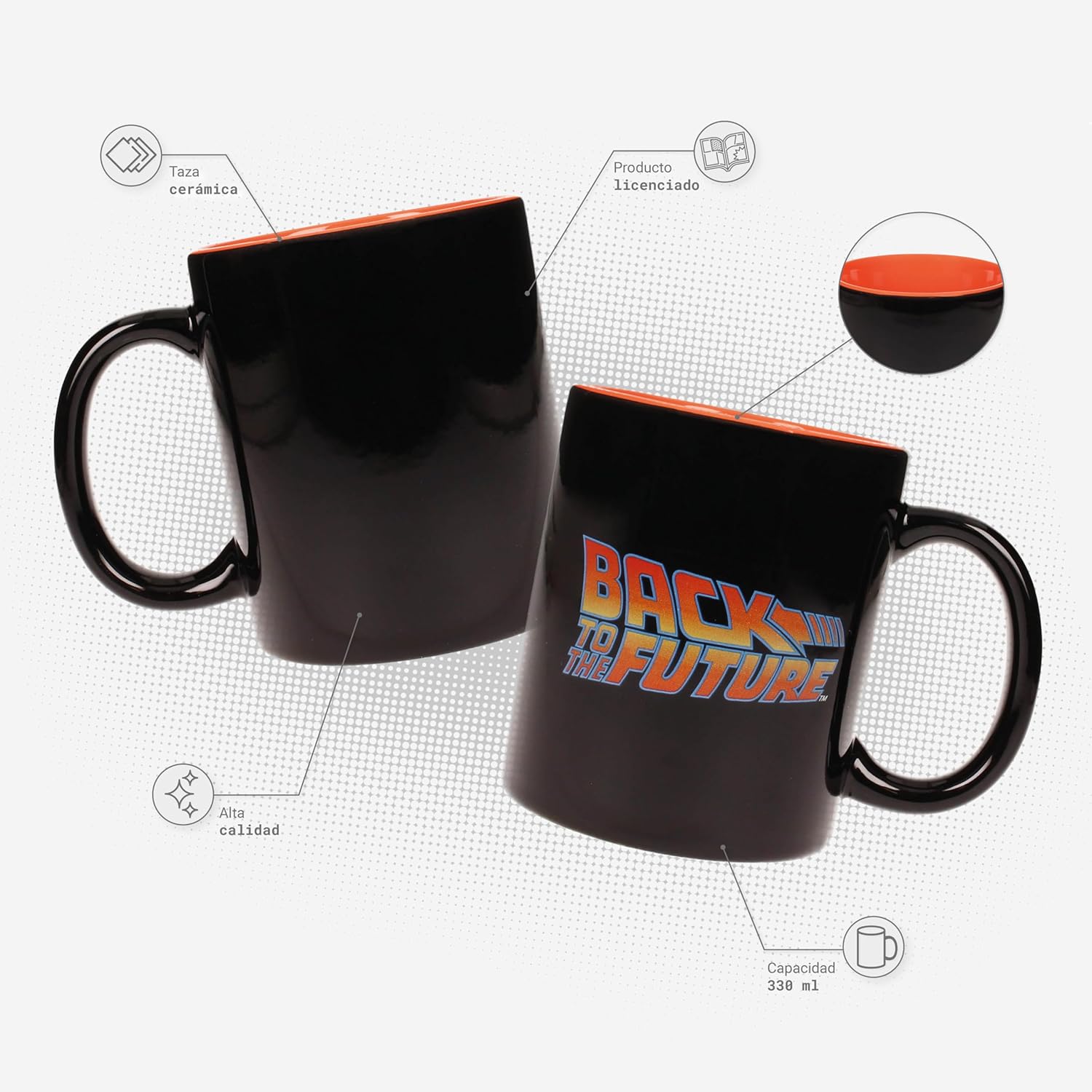 Back to the Future Official Logo Mug