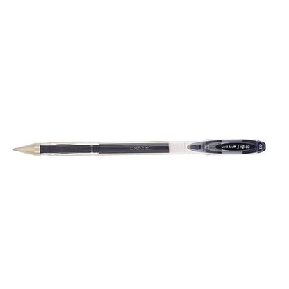 Uni-ball 322978 SigNo UM120 Gel Rollerball Pen 0.7 mm Tip 0.4 mm Line Ref 9001180 - Black, Pack of 12