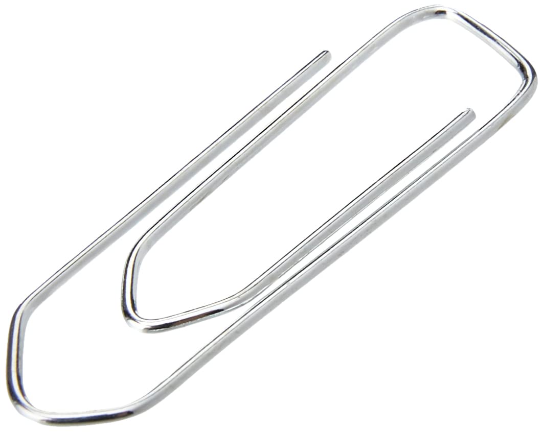 Whitecroft Essentials 33521 Value Extra Large No Tear Paperclip (Pack of 1000