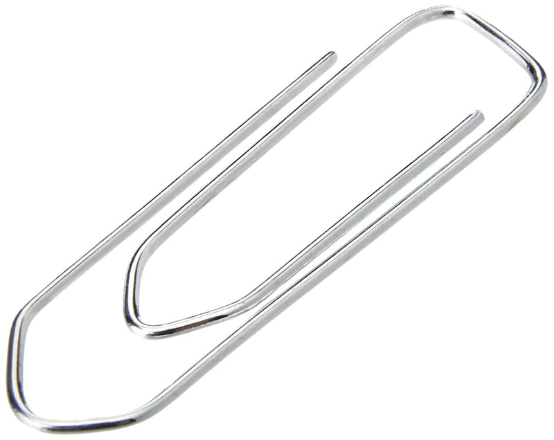 Whitecroft Essentials 33521 Value Extra Large No Tear Paperclip (Pack of 1000
