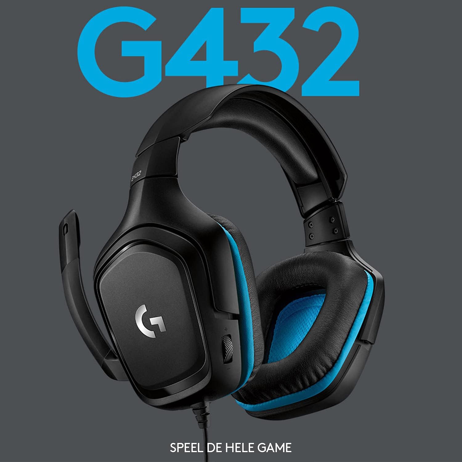 Logitech G432 kabelgebundenes Gaming-Headset, 7.1 Surround Sound, DTS Headphone:X 2.0, Bügelmikrofon mit Flip-Stummschaltung, Ohrpolster mit Kunstleder, PC/Mac/Xbox One/PS4/Nintendo Switch - Schwarz