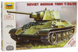 Zvezda 500785001 - Maqueta de Tanque Ruso T34/76 Snap-Fit de la Segunda Guerra Mundial (Escala 1:72