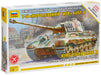 Zvezda 500785023 – 1:72 King Tiger Henschel – Plastic Construction Model Kit – Assembly – for Beginners – Detailed, Camouflage