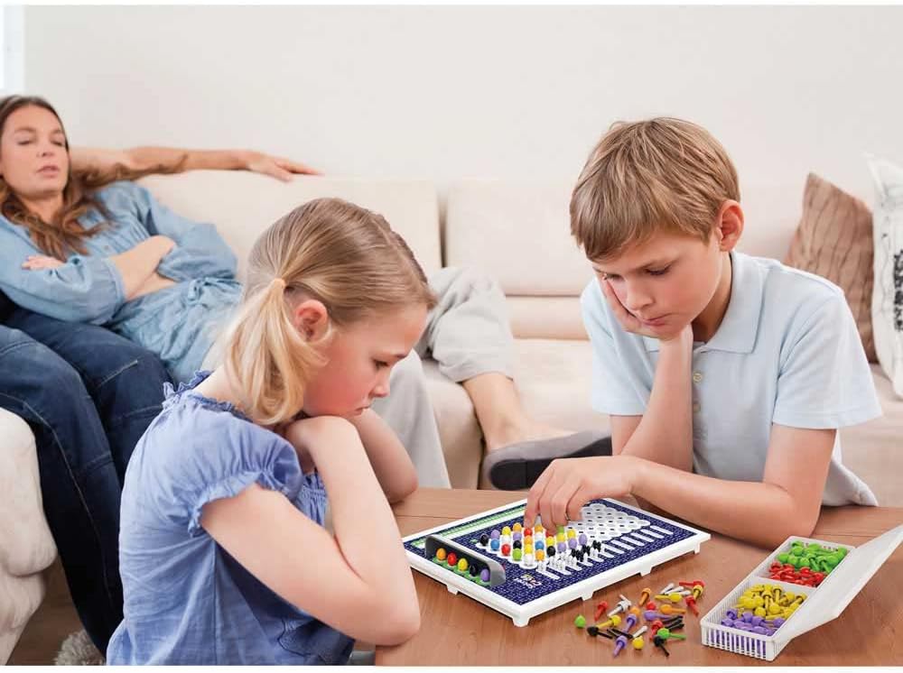 Quercetti - 1001 Secret Code - Educational Toy Board Game for kids - Cracking Game