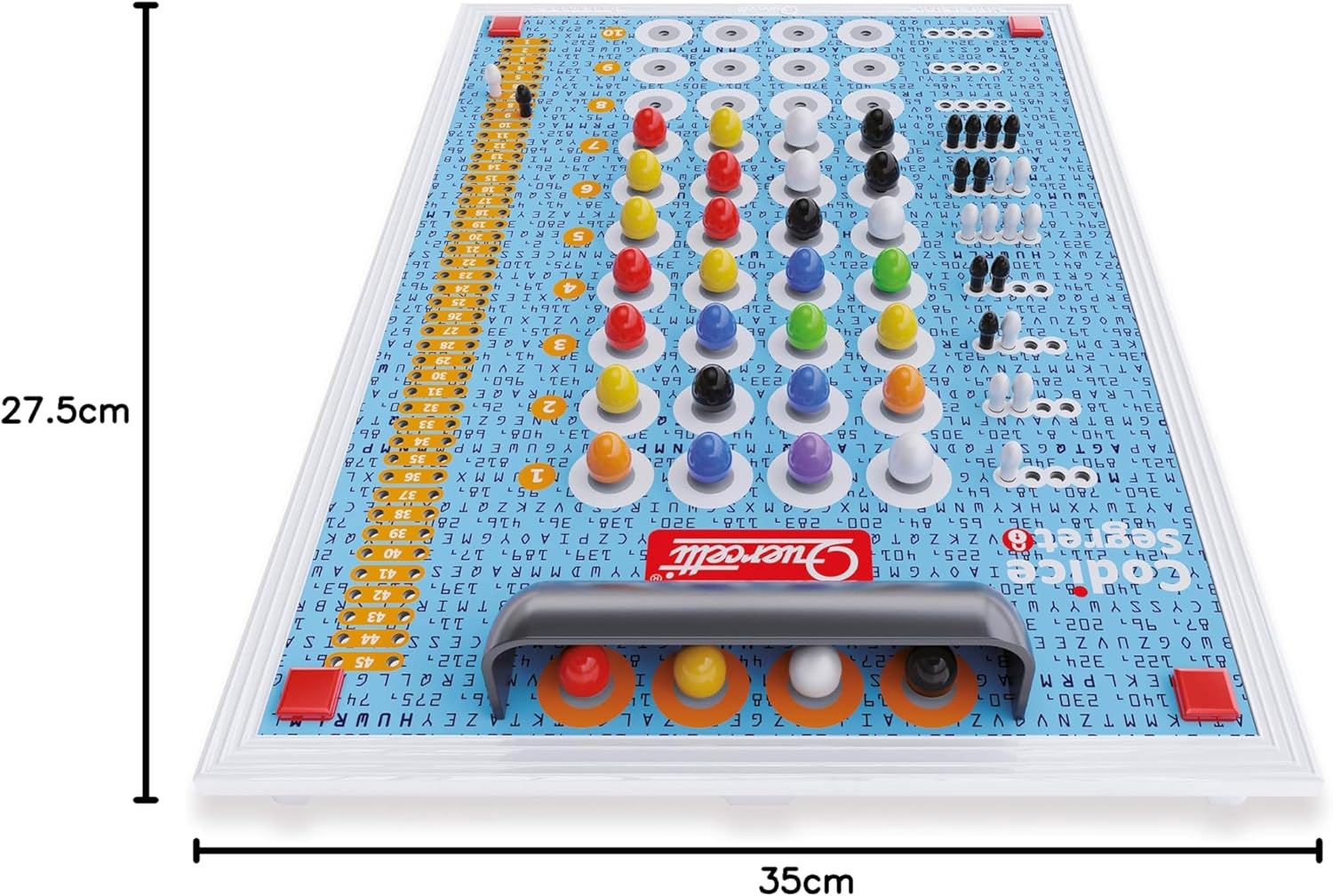 Quercetti - 1001 Secret Code - Educational Toy Board Game for kids - Cracking Game