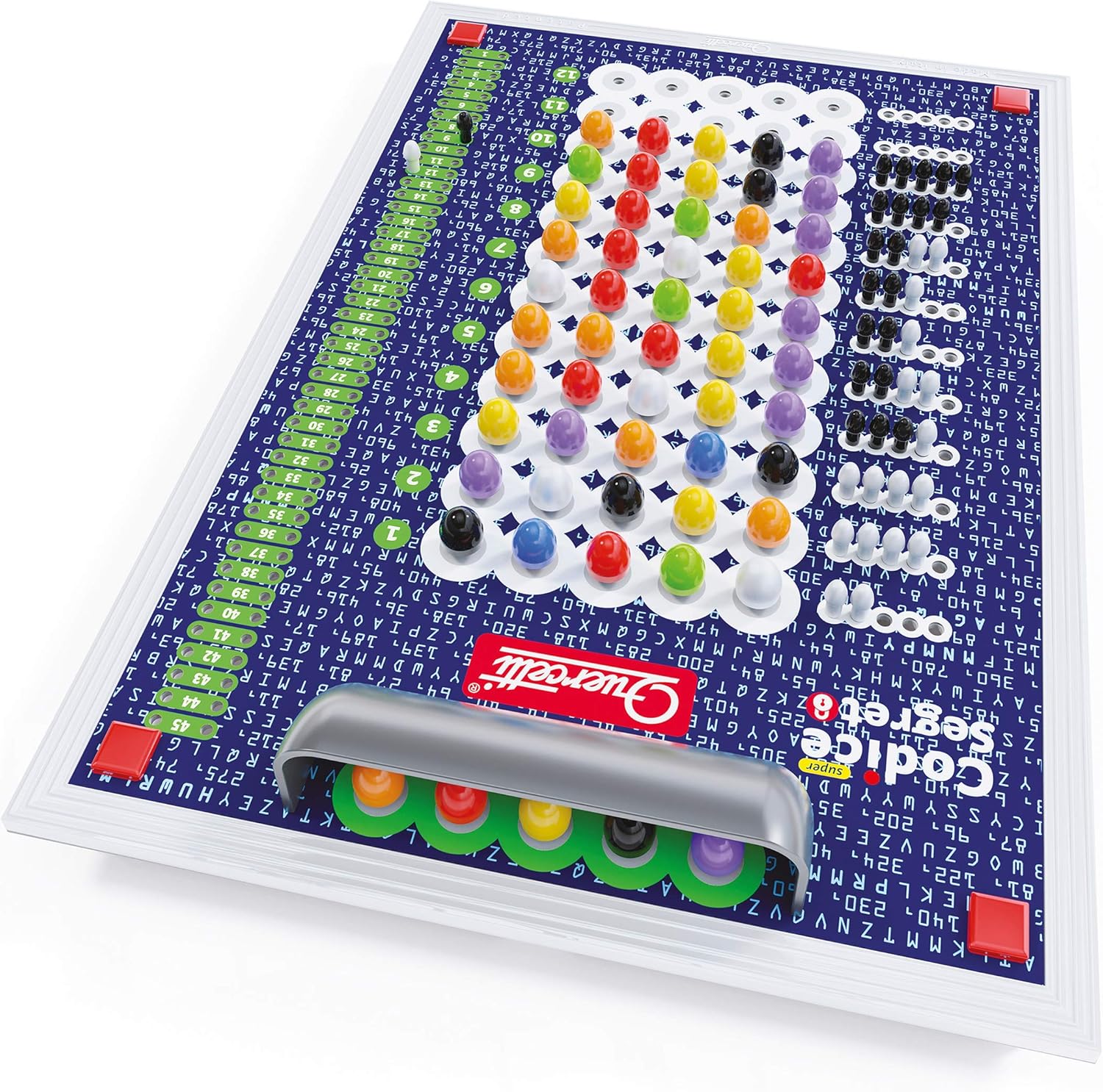 Quercetti - 1001 Secret Code - Educational Toy Board Game for kids - Cracking Game
