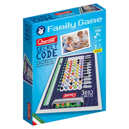 Quercetti - 1001 Secret Code - Educational Toy Board Game for kids - Cracking Game