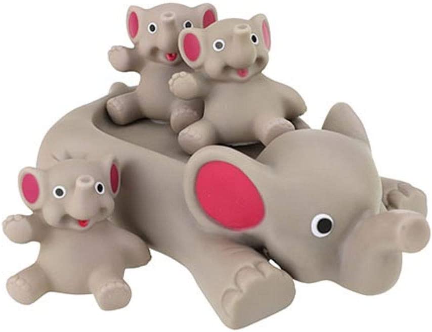 LITTLE STARS Big Bath Elephant +Little Elephants No Aplica Juguetes de baño, Multicolor (71750B