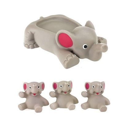 LITTLE STARS Big Bath Elephant +Little Elephants No Aplica Juguetes de baño, Multicolor (71750B