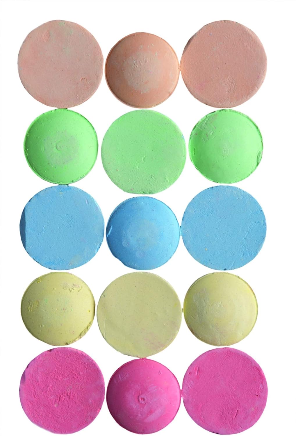 Eddy Toys - straatkrijt, kinderkrijt, 15-delig, verschillende kleuren, 90726