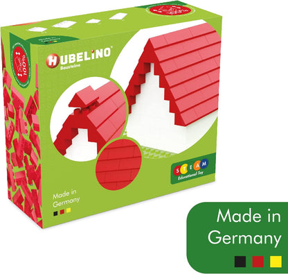 Hubelino 400369 68-teiliges Dachsteine Set Building Blocks, Compatible