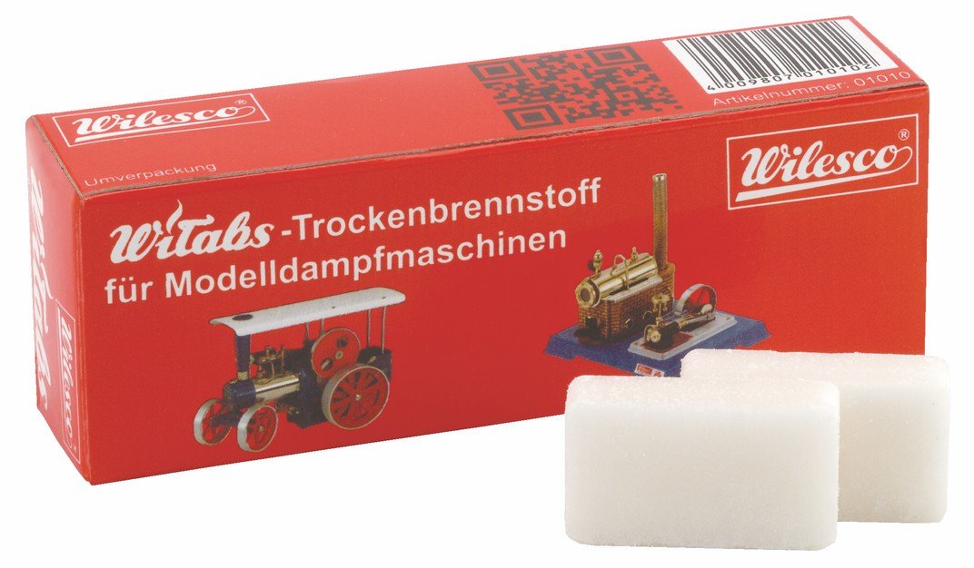 Wilesco Z81 - Model Building Accessories (White, Dry Fuel, 12pcs