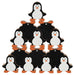 Goki 58683 Penguin Set Stacking and Fit Toys, Multi-Coloured (Multi-Coloured